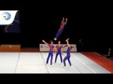 Men's group Great Britain - 2015 Acrobatic junior European Champions, Dynamic