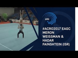 Meron WEISSMAN & Hadar FAINSHTEIN (ISR) - 2017 11 - 16 Mixed pair final