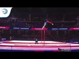 Zhora SMBATYAN (ARM) - 2018 Artistic Gymnastics Europeans, junior qualification horizontal bar