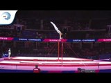 Jacob KARLSEN (NOR) - 2018 Artistic Gymnastics Europeans, junior qualification horizontal bar