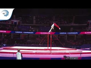 Daniel WOETZ (GER) - 2018 Artistic Gymnastics Europeans, junior qualification high bar