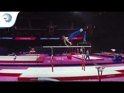 Apostolos KANELLOS (GRE) - 2018 Artistic Gymnastics Europeans, junior qualification parallel bars