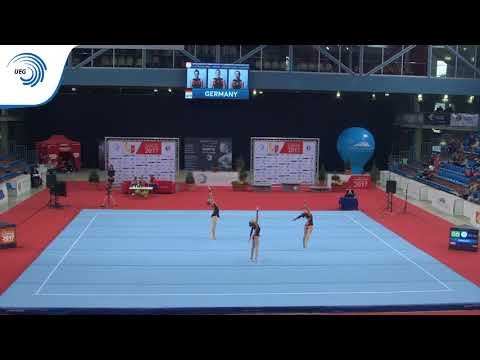 Women's group Germany - 2017 Acro Europeans, junior all-around final