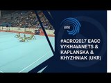 Women's group Ukraine - 2017 Acro European silver medallists, junior balance