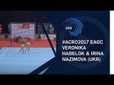 Veronika HABELOK & Irina NAZIMOVA (UKR) - 2017 Acro Europeans, balance final