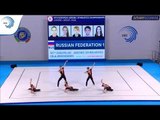 Russia -  2017 Aerobics European silver medallists, junior groups