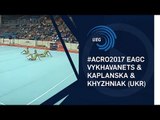 Women's group Ukraine - 2017 Acro European bronze medallists, junior all-around