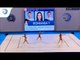 SAVULESCU,  PANAETE & BARNA (ROU) - 2017 Aerobics Europeans, bronze medallists trios