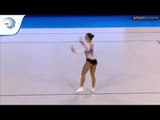 Ana Maria STOILOVA (BUL) - 2017 Aerobics Europeans, individual women final