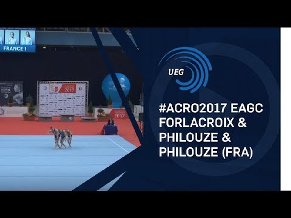 Women's group France - 2017 Acro Europeans, jun...