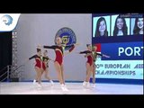 Portugal - 2017 Aerobics Europeans, junior group final