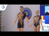 Andreea BOGATI & Dacian BARNA (ROU) - 2017 Aerobics European bronze medallists, mixed pairs
