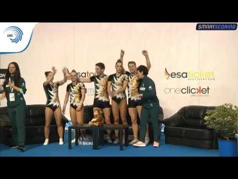 Hungary - 2017 Aerobics European bronze medallists, group