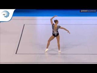 Polina AMOSENOK (RUS) - 2017 Aerobics Europeans, individual women final