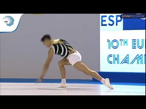 Pedro CABANAS (ESP) - 2017 Aerobics European silver medallist, individual men
