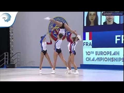 France - 2017 Aerobics European bronze medallists, junior groups