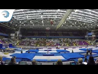 Dmitri USHAKOV & Nikita FEDORENKO (RUS) - 2016 Trampoline Synchro Europeans, final