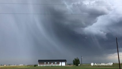 Compilation video shows severe weather chase in Colorado