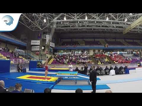 Lilas POTTING (POR) - 2016 Double Mini-Trampoline junior Europeans, final