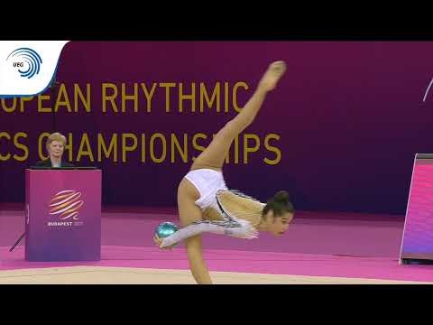 Alexandra AGIURGIUCULESE (ITA) - 2017 European Championships, Qualifications ball