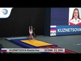 Russia - 2018 Tumbling European silver medallists, women's junior team