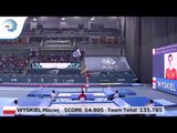 Poland - 2018 Trampoline Europeans, junior men's team final