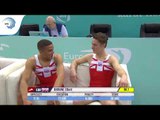 Great Britain - 2018 Tumbling European silver medallists, men's team