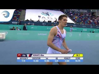 Allan MORANTE (FRA) - 2018 Trampoline European bronze medallist
