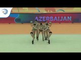 Azerbaijan - 2018 Rhythmic European bronze medallists, 3 balls and 2 ropes
