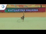 Katsiaryna HALKINA (BLR) - 2018 Rhythmic Europeans, all around final hoop