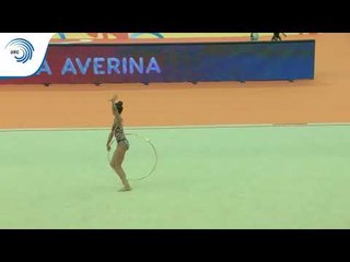 Dina AVERINA (RUS) - 2018 Rhythmic Europeans, all around final hoop