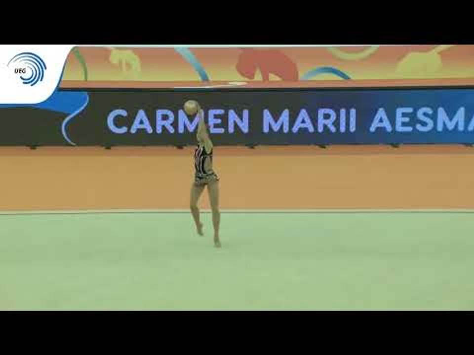 Carmen Marii AESMA (EST) - 2018 Rhythmic Europeans, all-around final ball
