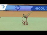 Nicol ZELIKMAN (ISR) - 2018 Rhythmic Europeans, all around final ribbon