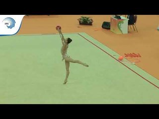 Polina BEREZINA (ESP) - 2018 Rhythmic Europeans, all around final ball
