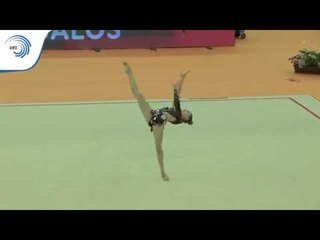Anastasia SALOS (BLR) - 2018 Rhythmic Europeans, all around final clubs