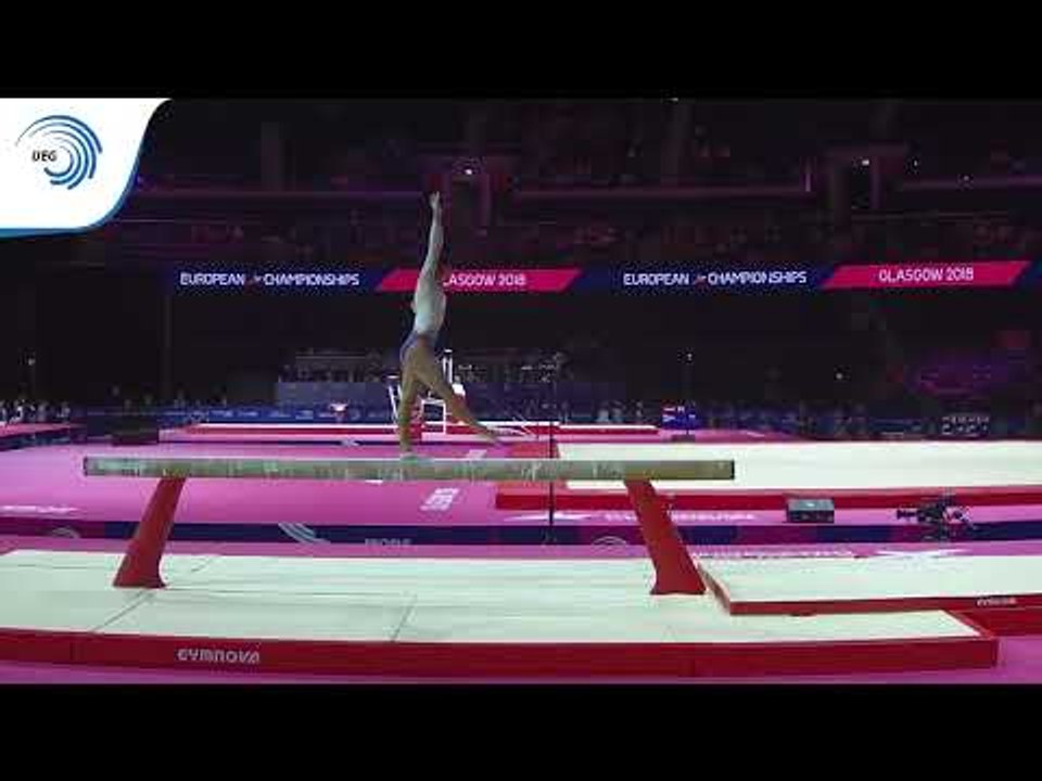 Marine BOYER (FRA) - 2018 Artistic Europeans, qualification beam