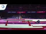 Sara DAVIDSEN (NOR) - 2018 Artistic Gymnastics Europeans, qualification beam