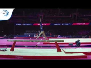 Evangelia MONOKROUSOU (GRE) - 2018 Artistic Gymnastics Europeans, qualification beam