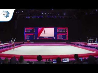 Linda TUGARINOVA (LAT) - 2018 Artistic Europeans, qualification floor