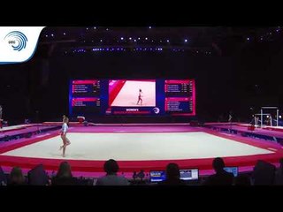 Greta BANISHKA (BUL) - 2018 Artistic Europeans, qualification floor