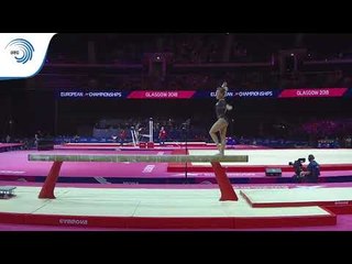 Yuliya INSHINA (AZE) - 2018 Artistic Gymnastics Europeans, qualification beam