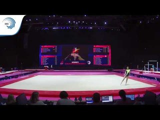 Kim BUI (GER) - 2018 Artistic Gymnastics Europeans, qualification floor
