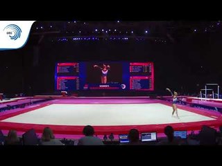 Dorina BOECZOEGO (HUN) - 2018 Artistic Gymnastics Europeans, qualification floor