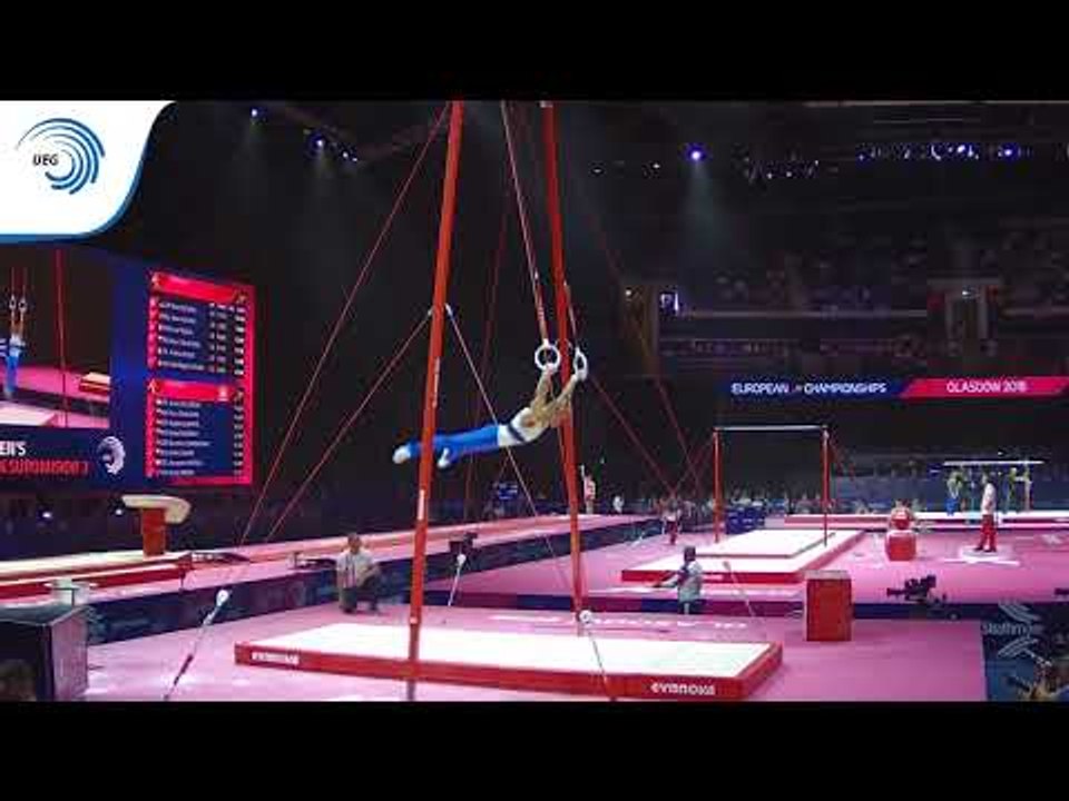 Julien GOBAUX (FRA) - 2018 Artistic Gymnastics Europeans, qualification rings