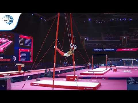Dzianis SANUVONH (BLR) - 2018 Artistic Gymnastics Europeans, qualification rings