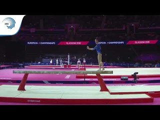 Tonya PAULSSON (SWE) - 2018 Artistic Gymnastics Europeans, junior qualification beam