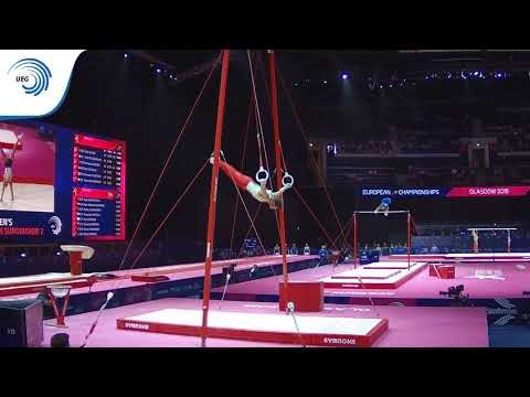 Simao ALMEIDA (POR) - 2018 Artistic Gymnastics Europeans, qualification rings