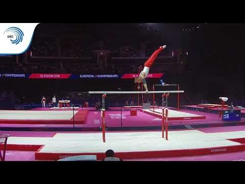 Ivan TIKHONOV (AZE) - 2018 Artistic Gymnastics Europeans, qualification parallel bars