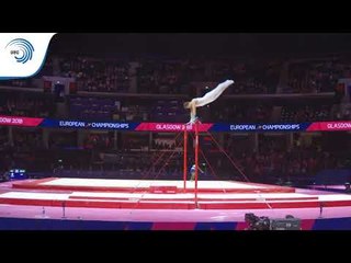 Luka VAN DEN KEYBUS (BEL) - 2018 Artistic Gymnastics Europeans, qualification high bar