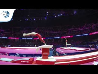 Maellyse BRASSART (BEL) - 2018 Artistic Gymnastics Europeans, qualification vault